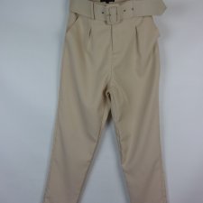 Love & Other Things eleganckie spodnie z paskiem / XS