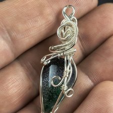 Posrebrzany wisiorek