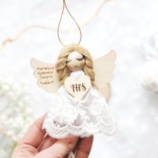 Mini anioł komunijny - Pamiątka I Komunii | Prezent na komunię