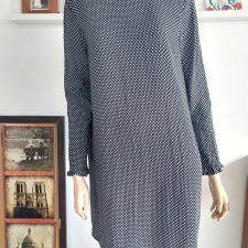 wiskozowa H&M w kropeczki