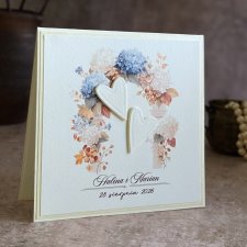 Kartka na ślub w ozdobnej kopercie, WP 56d