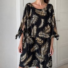 H&M sukienka w liście (Vw)