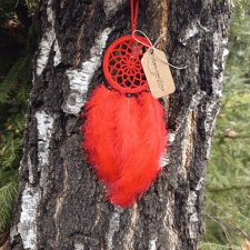 Łapacz snów do samochodu – boho amulet dobrej energii