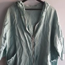 Lniana miętowa katana