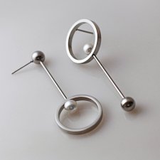 Kolczyki Perły wygłupiają się v silver