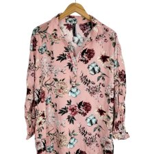 JEAN PASCALE koszula tunika wzór kwiaty 38 M