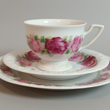Kultowa Elegancja – Trio Rosenthal Maria "Cäcilie" (Biała Porcelana, Róże)