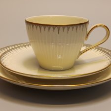 THOMAS ROSENTHAL – MODERNISTYCZNE TRIO KAWOWE Z GEOMETRYCZNYM RELIEFEM