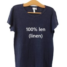 exclusive 100% linen T-shirt