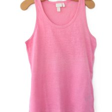 100% len top vintage lniana bluzka S