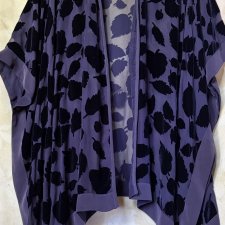 100% Silk LING LING COLLECTION efektowna narzutka kimono jedwab