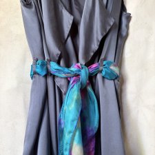 Silk niespotykana oryginalna kamizelka nietoperz  z jedwabiu