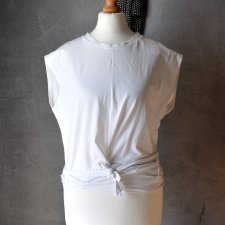 T-shirt top wiązany OYSHO joga yoga XS S