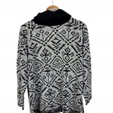 LAURA TORELLI luźny sweter bluzka golf 42 XL
