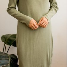 seledynowa sukienka XL