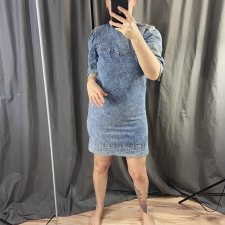 jeansowa z bufkami