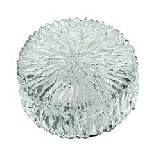 Plafon szklany typ Bark glass Hillebrand Leuchten, Niemcy, lata 70.