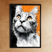 Kocie życie 4 - grafika na plakacie na A3