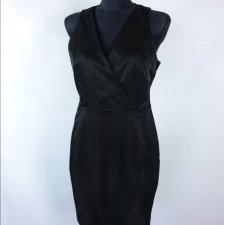 H&M ołówkowa sukienka do kolan kieszenie 36 / S