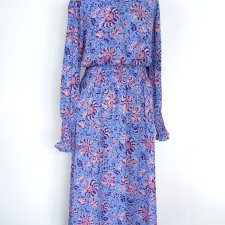 nowa długa niebieska sukienka r. 36 Nanette Lepore