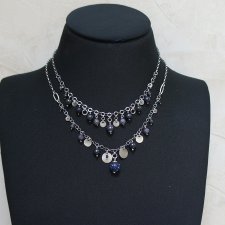 Gypsy disco ball vol.2/sapphire/ - naszyjnik