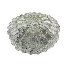 Kryształowy Plafon, kinkiet RZB 32310 Motyw Kwiatowy / Ice Glass, Niemcy lata 70.