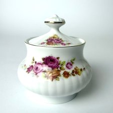 Cukiernica Mitterteich Bavaria Porcelana z lat 50/60 XX w Motyw Róż Vintage
