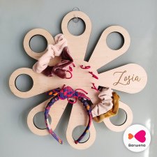 Personalizowany wieszak/organizer na akcesoria do włosów