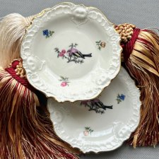 Monbijou Efchenbach Germany ❀ڿڰۣ❀ Baroque Style ❀ڿڰۣ❀ Komplet talerzyków z kostnej porcelany