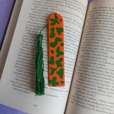 Zakładka do książki w organiczne plamki