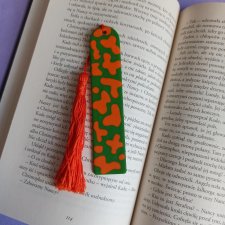 Zakładka do książki w organiczne plamki