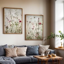 ZESTAW PLAKATÓW 2x 30x40 cm Łąka (set257)