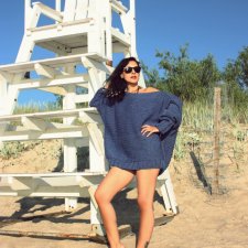 SWETER HANDMADE OVERSIZE