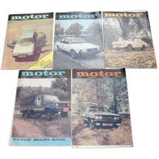 MOTOR 1987 gazety PRL 5szt