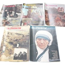 ZA I PRZECIW 1985  gazety PRL 5szt