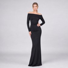 Czarna suknia maxi - Julia