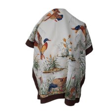 Chusta vintage dzikie kaczki