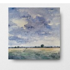 Pejzaż- akwarela