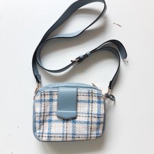Niebieska Torebka Listonoszka Crossbody Bag