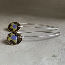 Kolczyki Field Flowers - Dusty Purple & Mustard