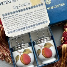 Egg Coddler ❤ Evesham ❤ Royal Worcester ❤ Owocowa linia ❤