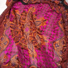 Silk scarf VITALIANO PANCALDI Italy 100 % jedwab  bardzo duża elegancka chusta  wysoka jakość jedwabiu