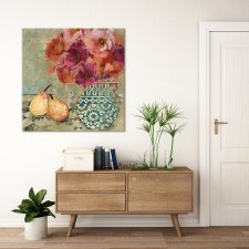 Obraz na płótnie do salonu ABSTRAKCJA PODWÓRKO format 120x80cm 02664