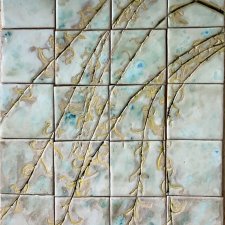 Zestaw kafli ceramicznych "Wierzba"