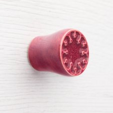 Ceramiczna gałka do mebli wiśniowa, wz.9