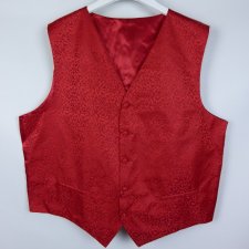 Black Tie Debenhams elegancka kamizelka red / XXL