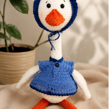 Szydełkowa gąska handmade - prezent dla Mamy
