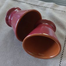 Vintage  ceramiczne  pucharki deserowe  rustykalny  styl  wiejski dom  folk