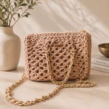 SOFT  BEIGE MINI - beżowa torebka