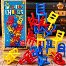 Gra zręcznościowa Balancing Chairs Retro – wieża równowagi